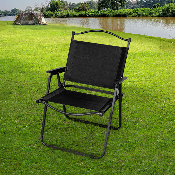 Levede Camping Chair back at camping site 