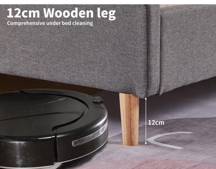 Double Bed Frame Wooden Platform.