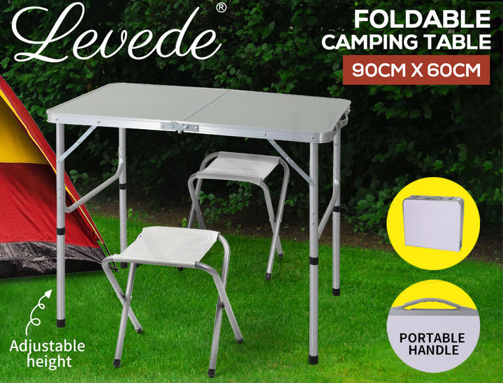 Levede Camping Table Chair Set with carry handle