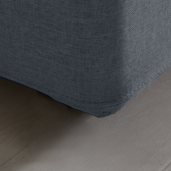Levede Gas Lift Fabric Bed Frame edges