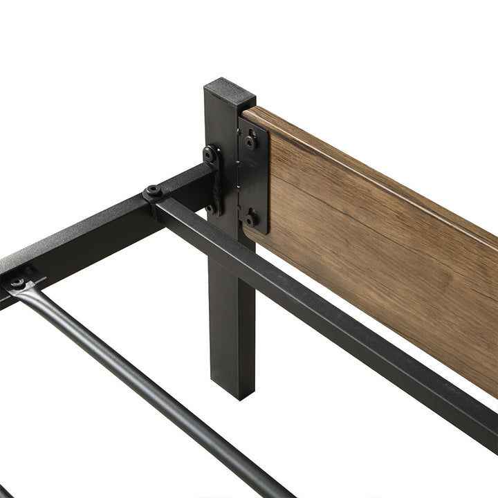 Levede Industrial Queen Metal Bed Frame Joint
