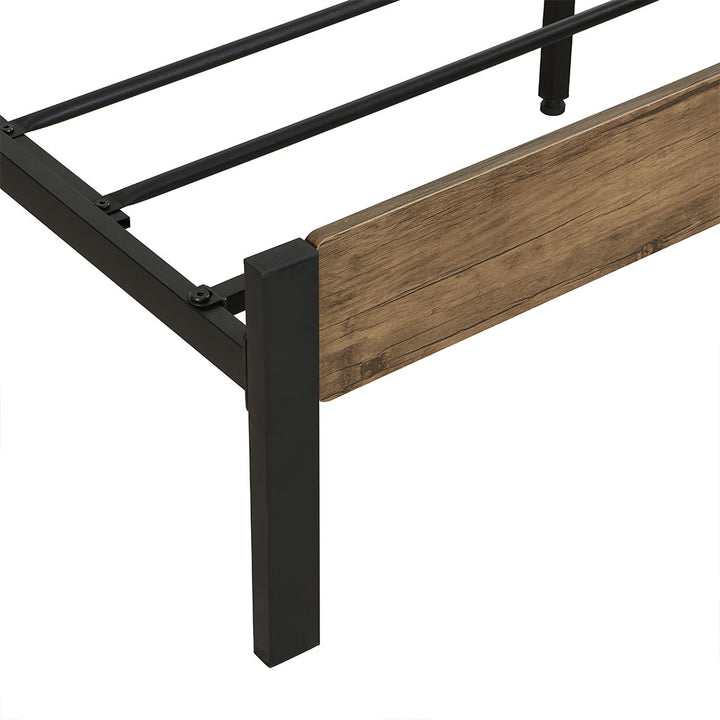Levede Industrial Queen Metal Bed Frame leg