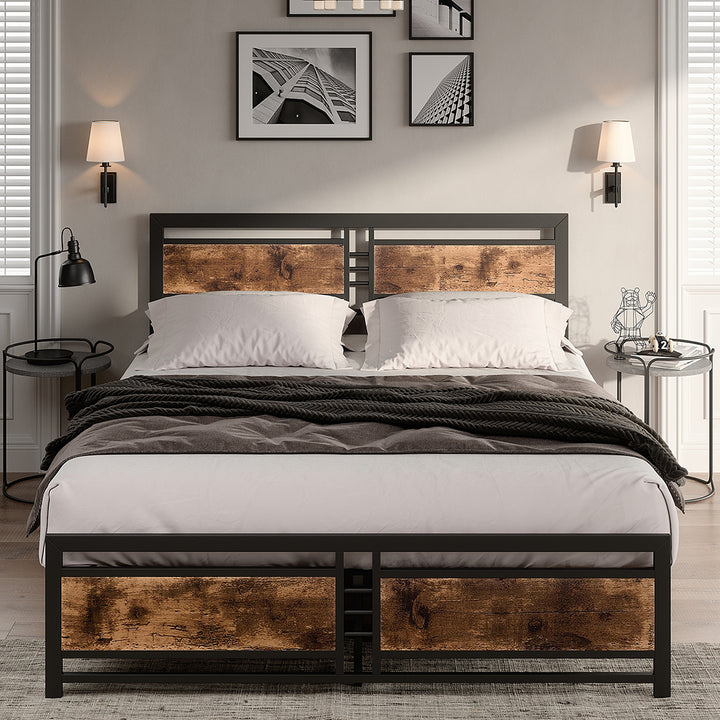 Levede Metal Bed Frame in bedroom