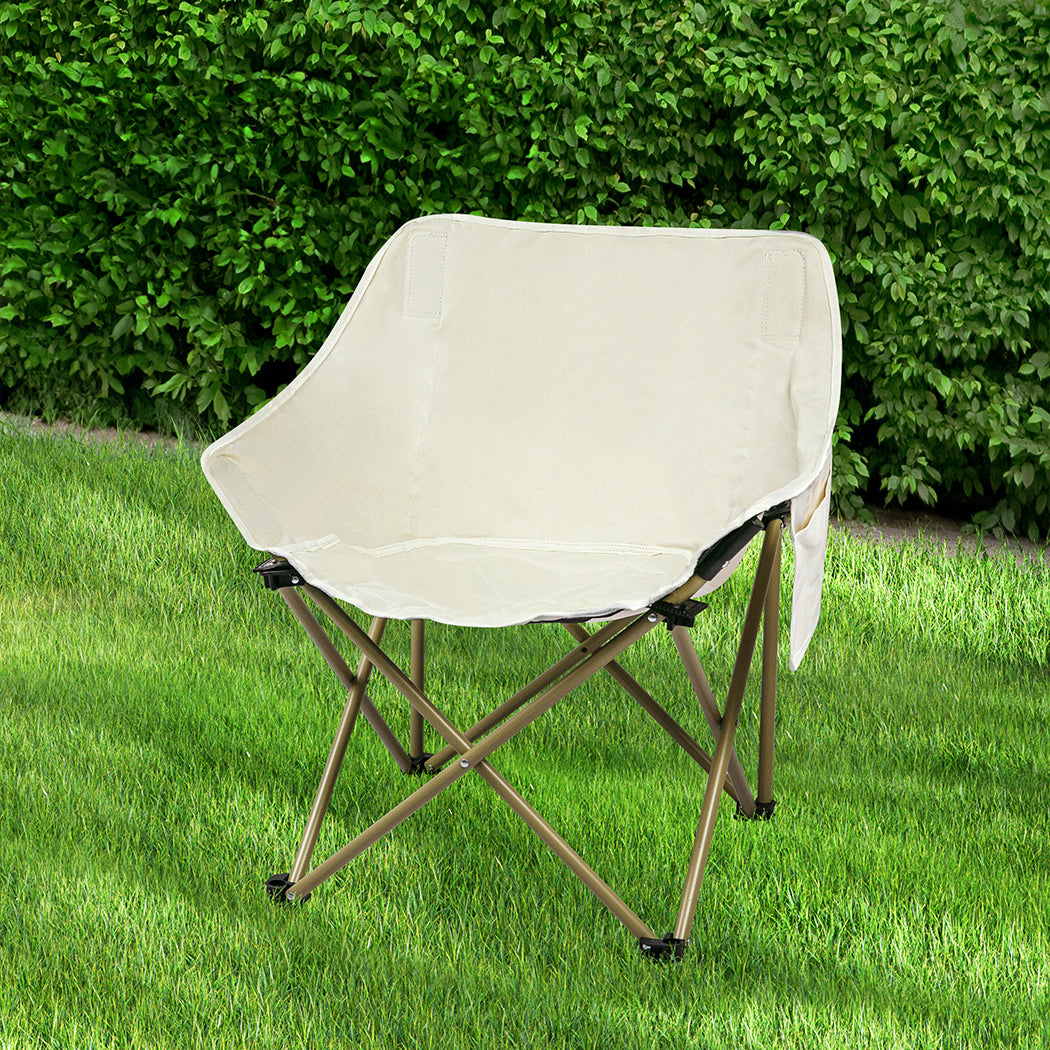 Levede Folding Camping Moon Chair Lightweight 