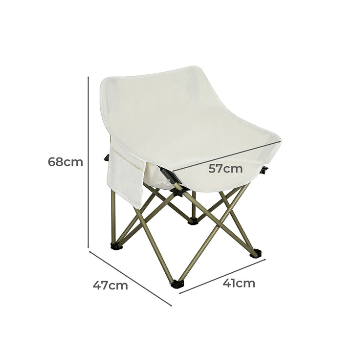 Levede Moon Chair Camping dimensions 