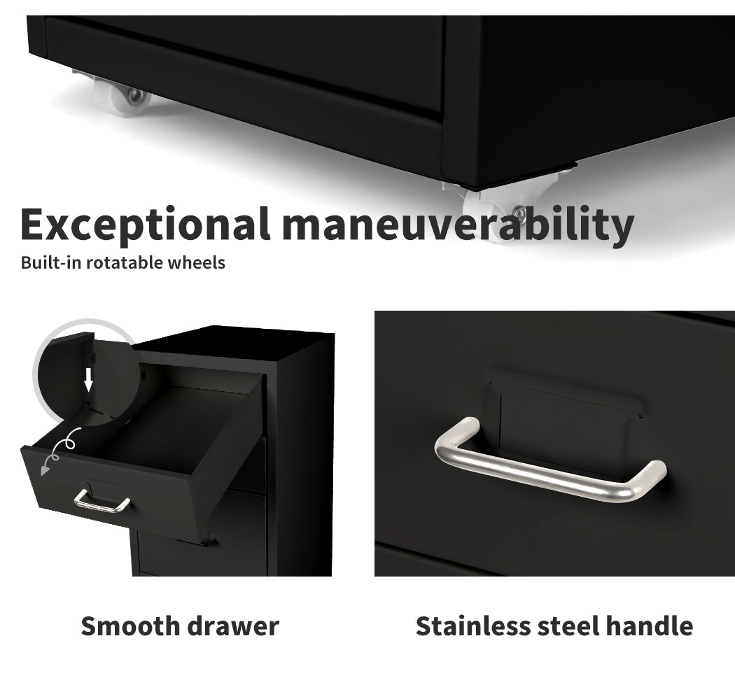 Levede Office Cabinet 6 Drawer Storage Solutions 