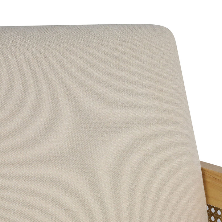 Levede Rattan Lounge Armchair backrest