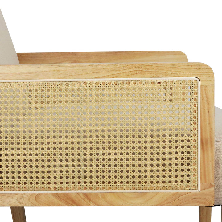 Levede Rattan Lounge Armchair side