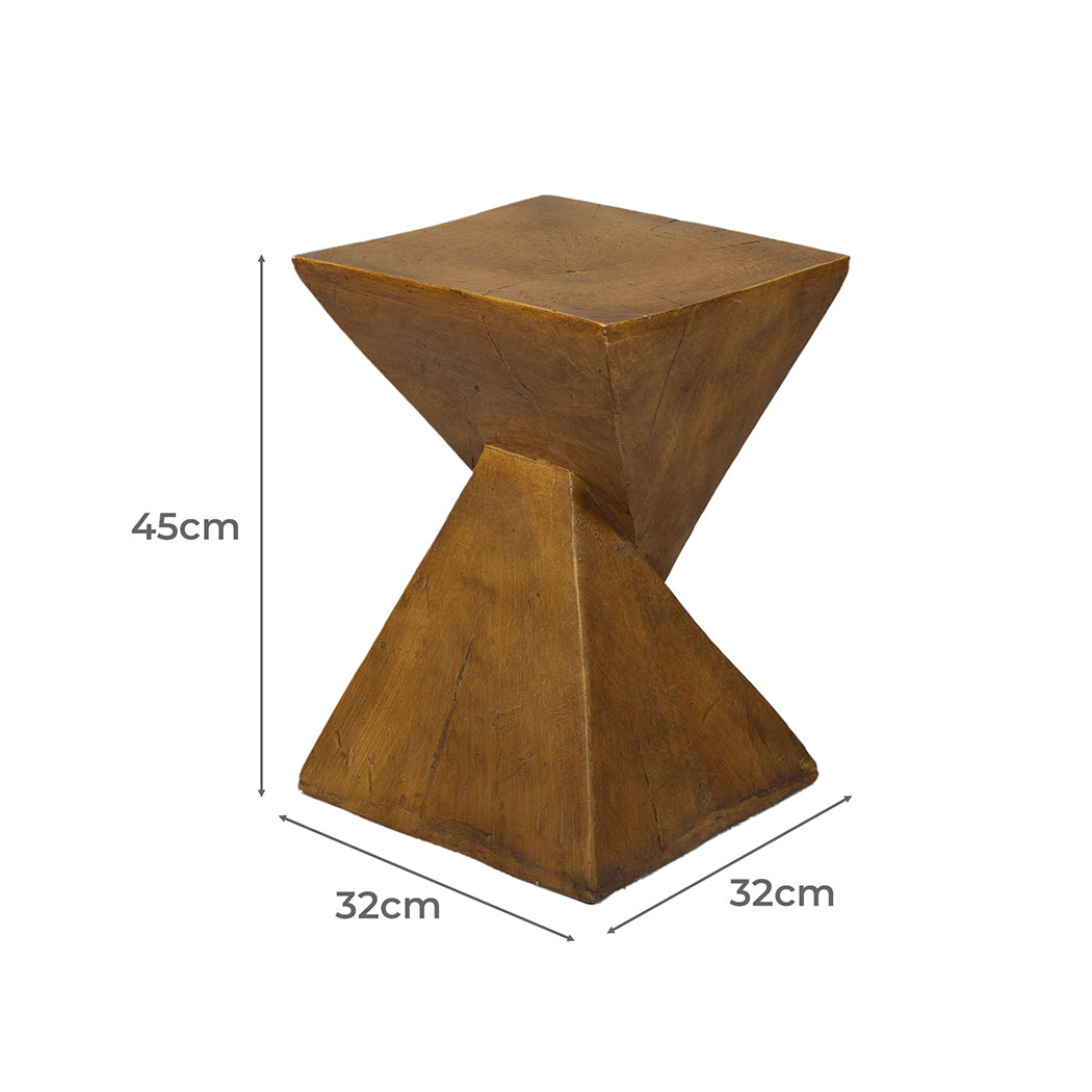 Levede Side Table Coffee Terrazzo Magnesia dimensions 