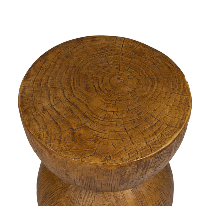 Levede Side Table Terrazzo Round oak
