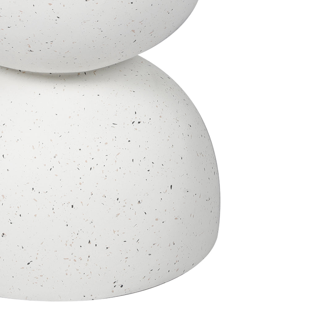Levede Side Table Terrazzo Round stable base