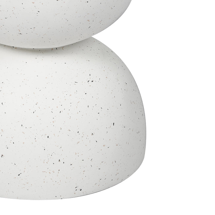 Levede Side Table Terrazzo Round stable base