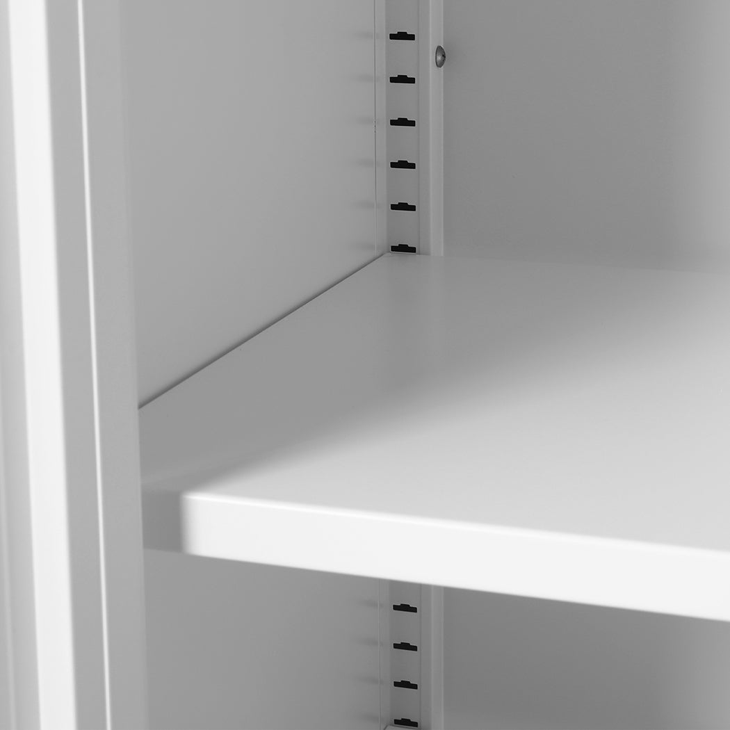 Levede Storage Cabinet Steel Kitchen 