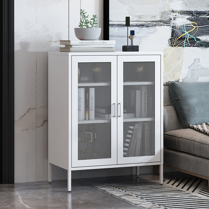 Levede Storage Cabinet Steel Kitchen 