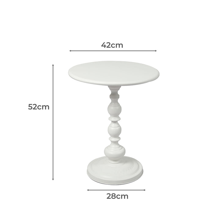 Levede Vintage Side Table - Round Dimensions