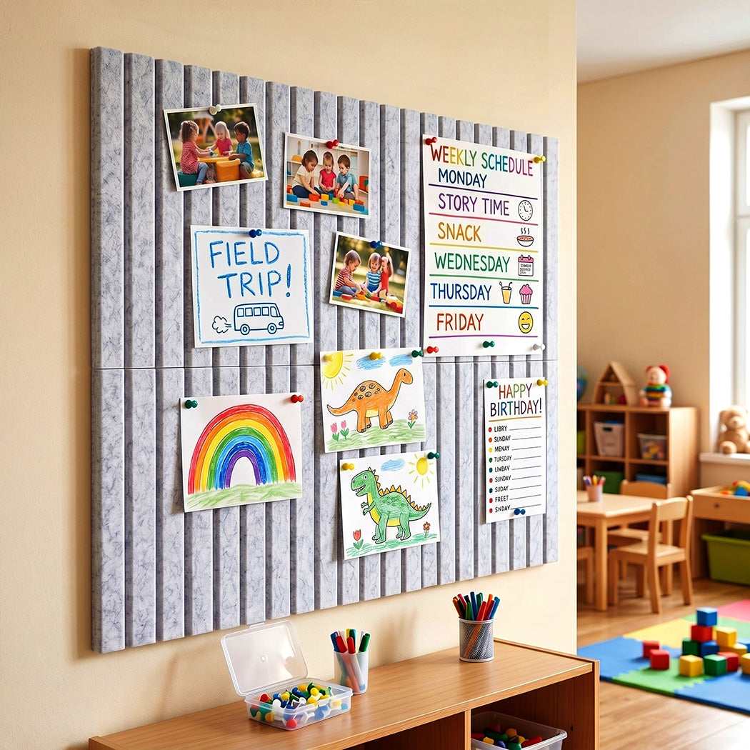 Cork Boards Alternative Photo Display Board 12 Pcs 30cmx30cm Coustic