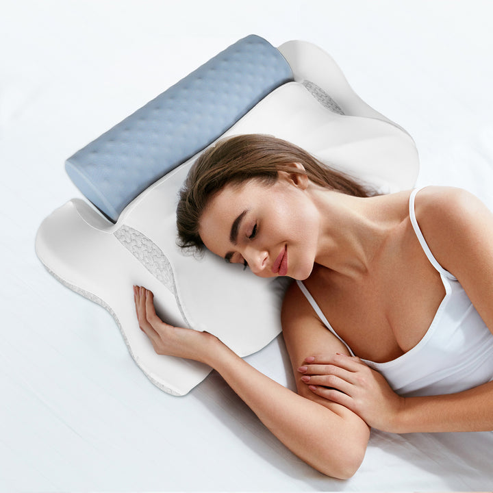 Cervical Pillow Memory Foam Cooling Neck Support Pillow Neck Pain Relief
