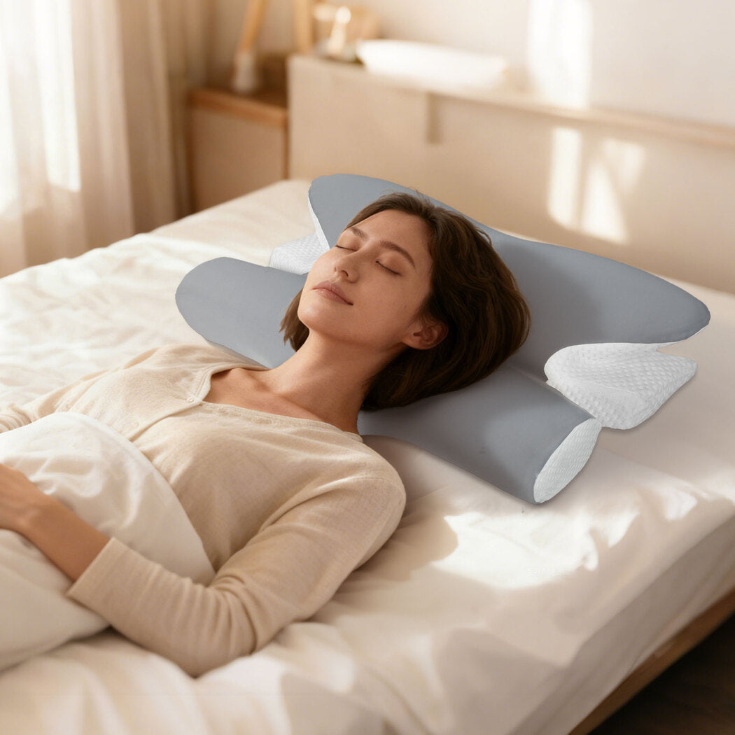 Ergonomic Memory Foam Cervical Pillow Neck Shoulder Pain Relief Washable