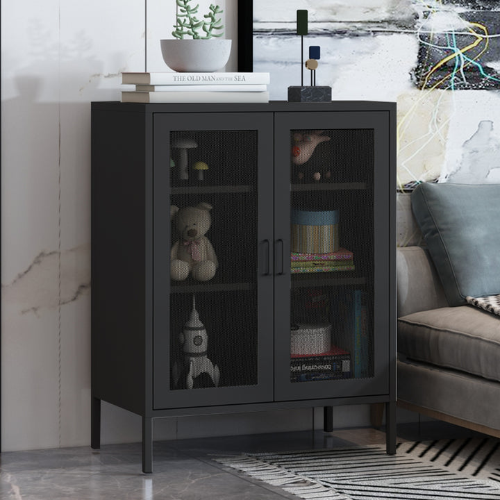 Levede Storage Cabinet Steel Kitchen - Levede