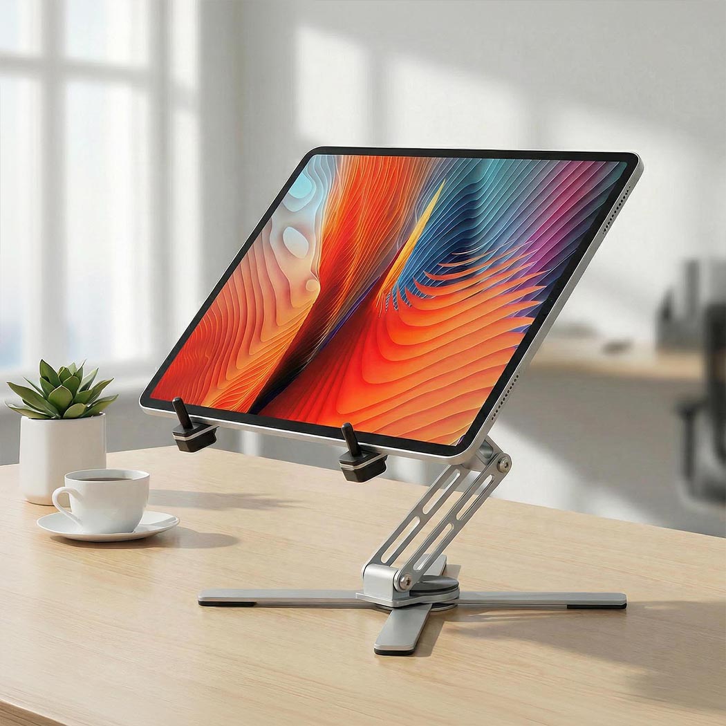 Portable Laptop Stand 360 Rotating Bracket Foldable Aluminum Desk Riser