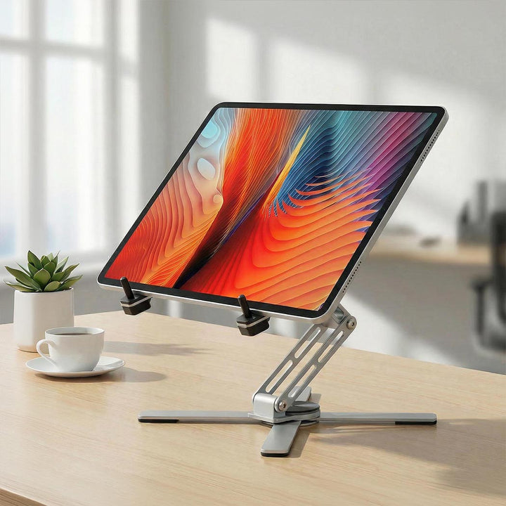 Portable Laptop Stand 360 Rotating Bracket Foldable Aluminum Desk Riser