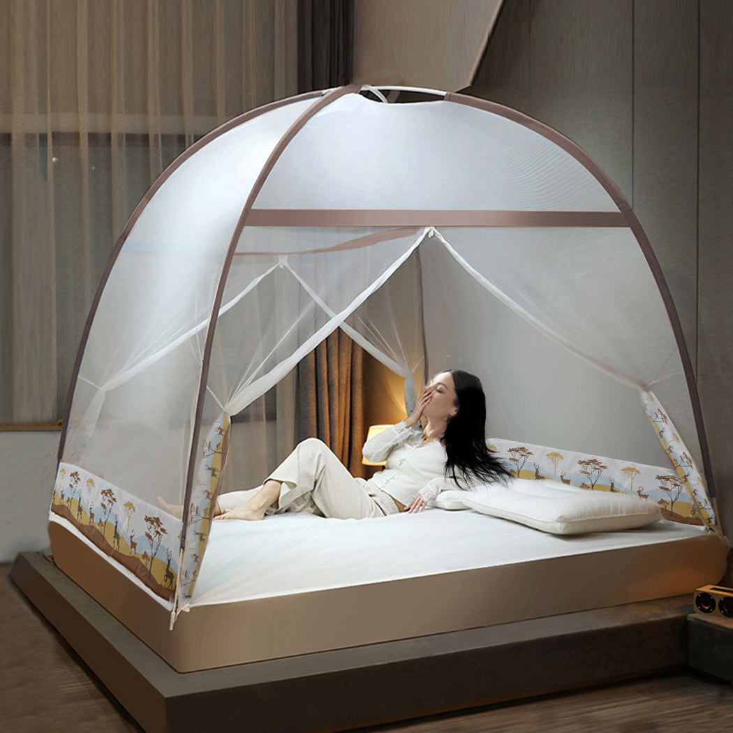 Dreamz Mosquito Bed Nets Foldable Canopy King-1848848553041072134