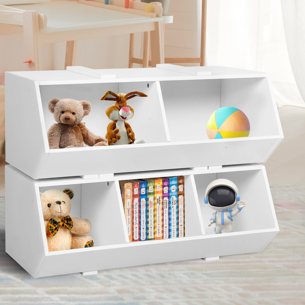 Levede Kids Toy Box Shelf Storage Cabinet - Levede