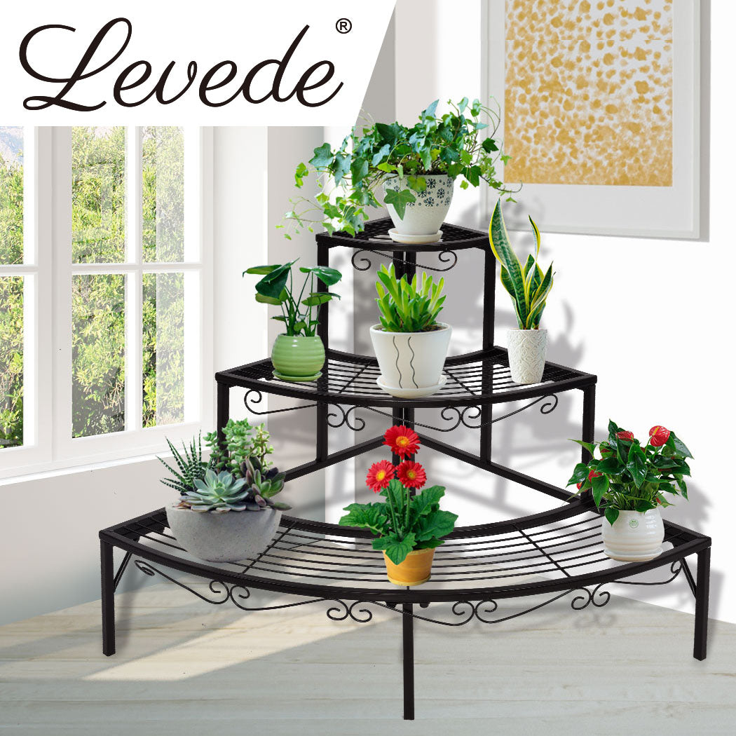 Levede Plant Stand 2X Outdoor Indoor Metal - Levede