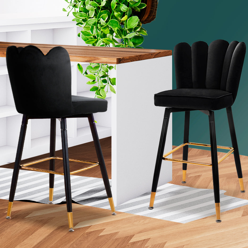 Levede 2x Bar Stools Kitchen Stool Chairs - Levede