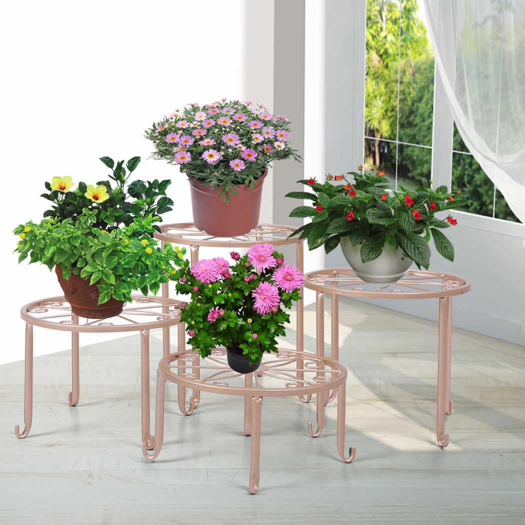 Levede Metal Plant Stand Outdoor Indoor - Versatile Design for Any Space - Levede