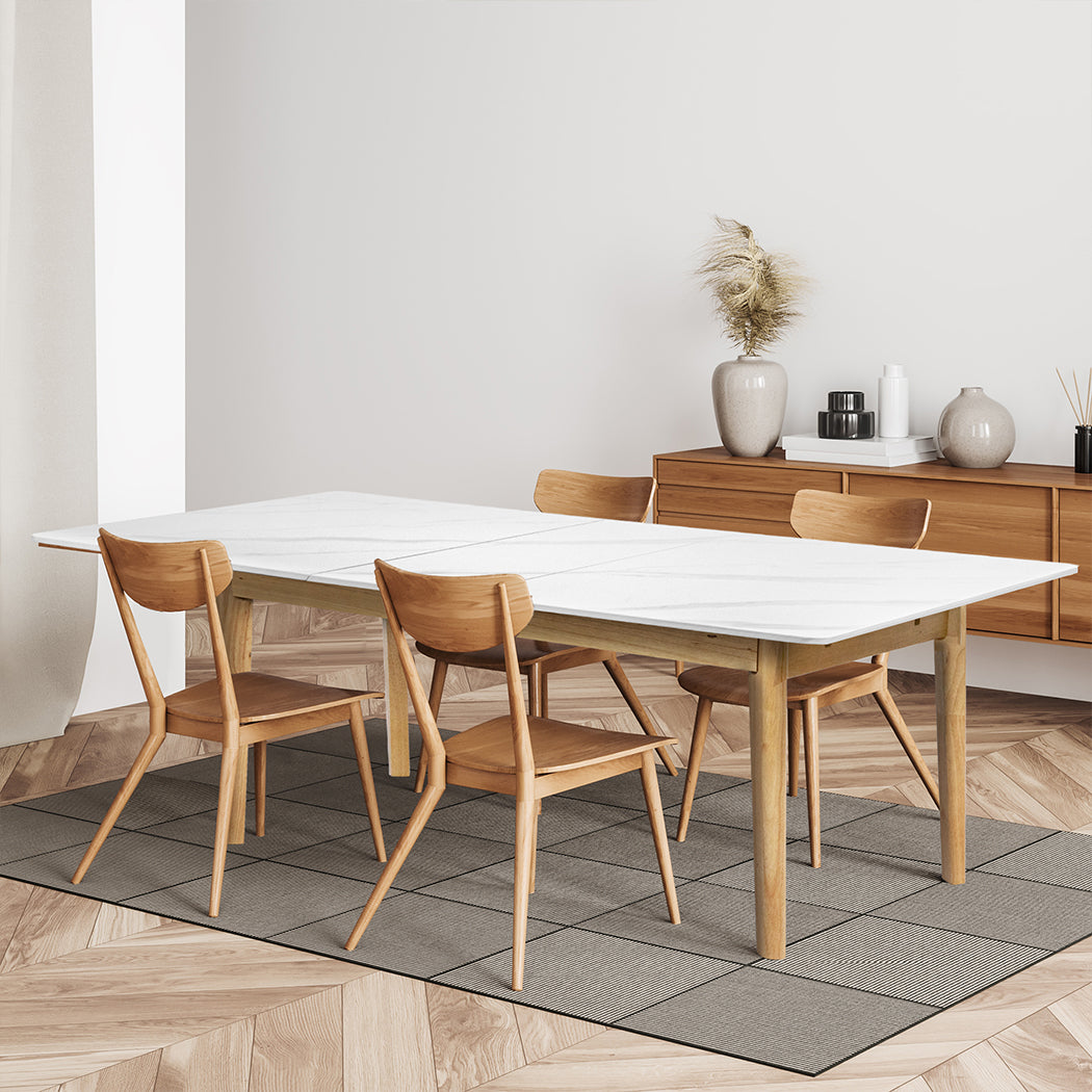 Levede Dining Table Sintered Stone 1.3-1.6M - Levede