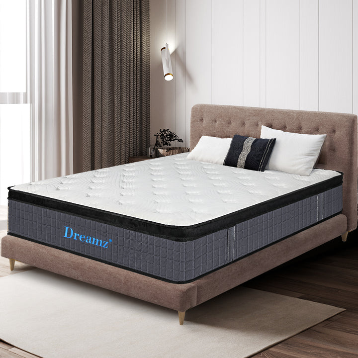 Dreamz Medium Firm Mattress Spring 32cm Thick - Levede