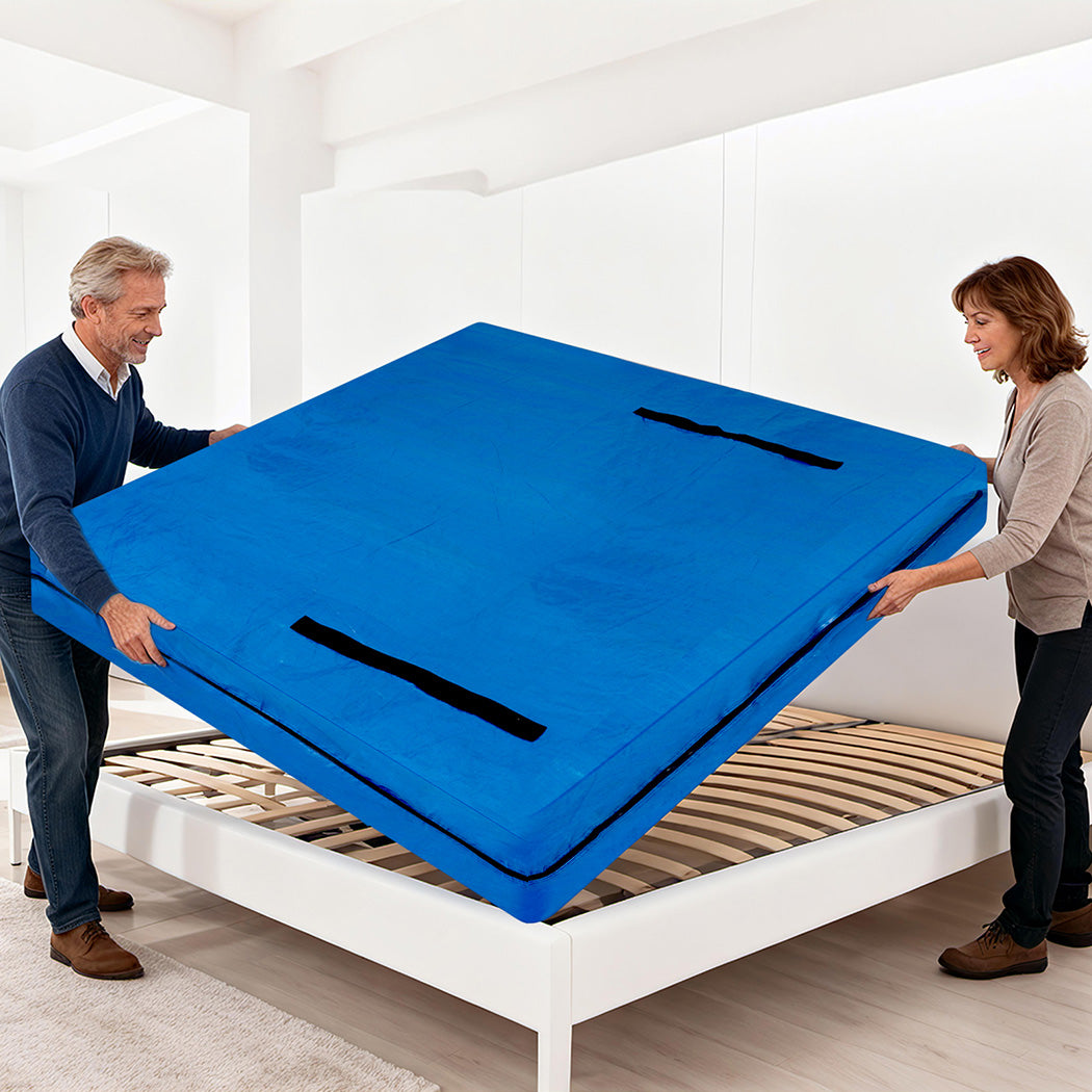 Mattress Bag Protector Plastic Moving Storage Cover Carry Single King