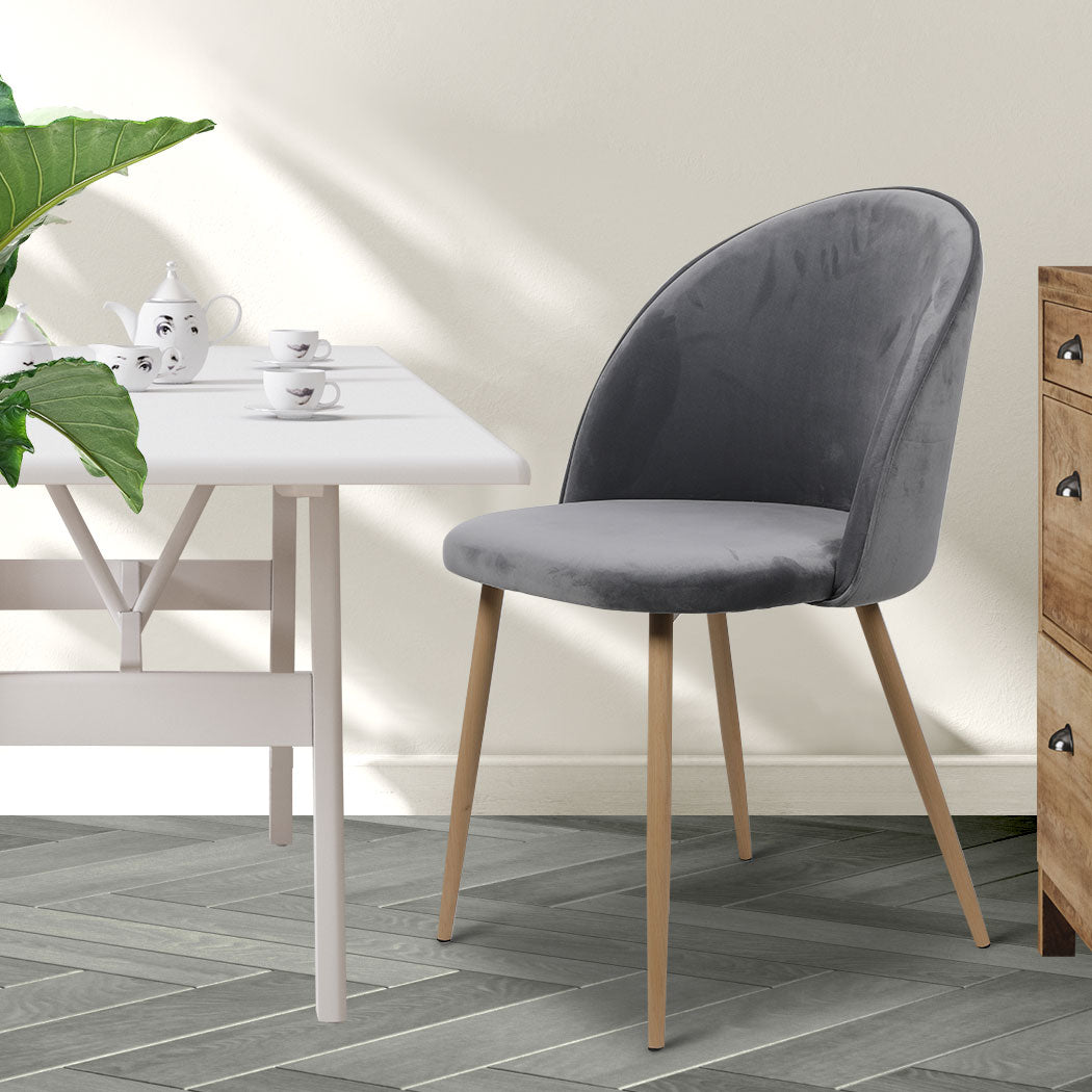 Levede 2x Dining Chairs Kitchen Cafe - French Style and Modern Designs - Levede