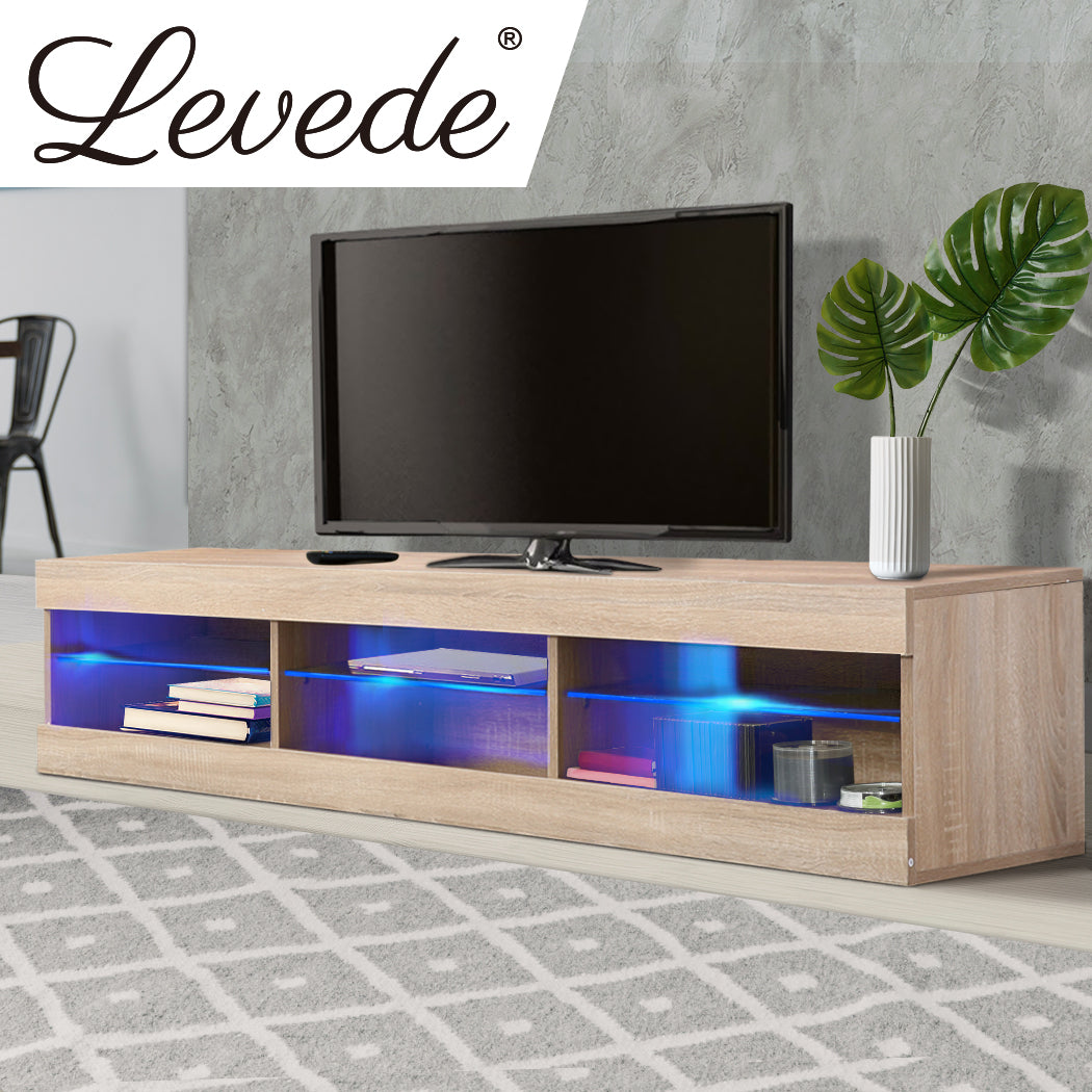 Levede LED Entertainment Center TV Stand - Levede