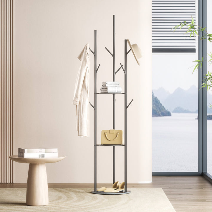 Coat Rack Clothes Stand 8 Hook Organizer