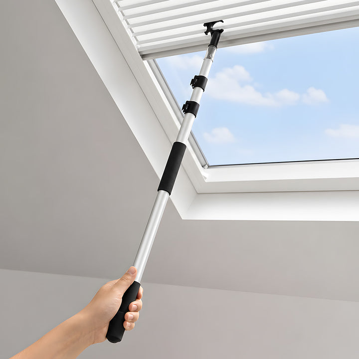 Roof Window Pole 1.1-2m Skylight Rooflight Opener Aluminium Black