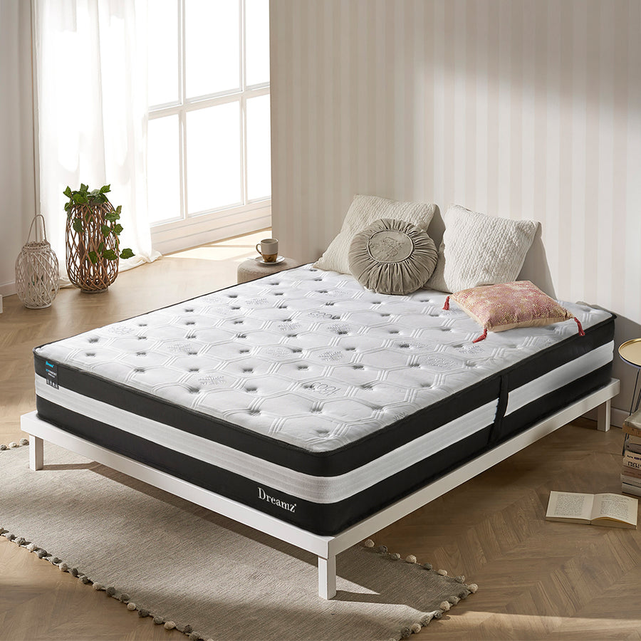 Queen Mattress with Cooling Gel & 5-Zone Pocket Springs.