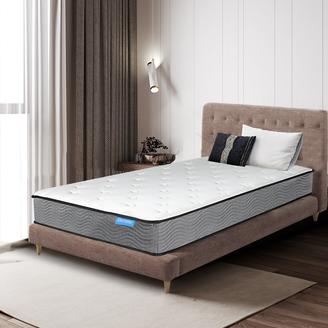 Dreamz Spring Mattress Pocket Bed Top Single-1848848555452796934