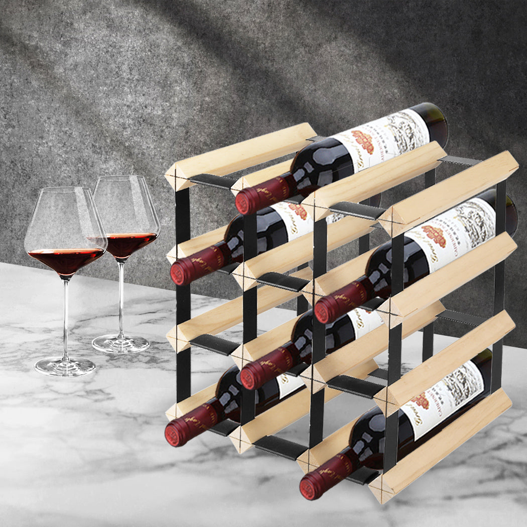 Levede Timber Wine Storage Rack - Levede