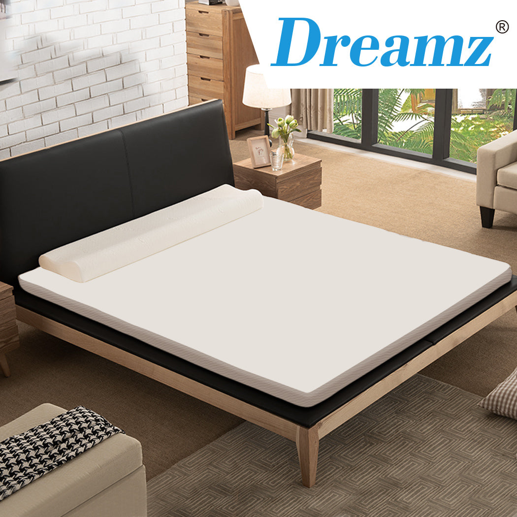 DreamZ 7cm Memory Foam Bed Mattress Queen-1831592597248937990