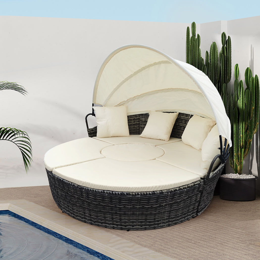 Day Bed Sofa Daybed Outdoor Furniture - Levede