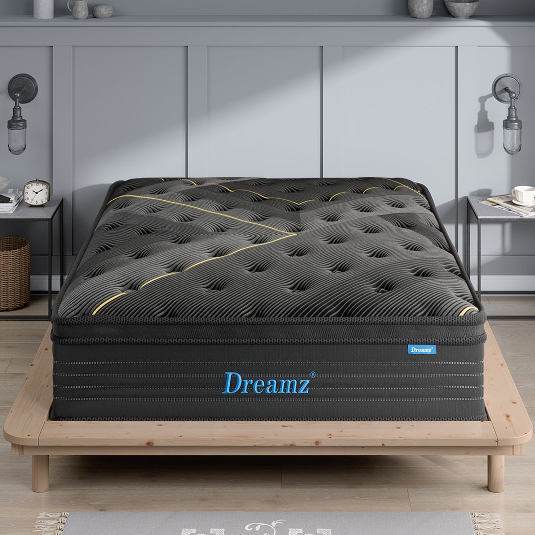 Dreamz Spring Mattress Bamboo Euro Top Queen-1843791399569461254