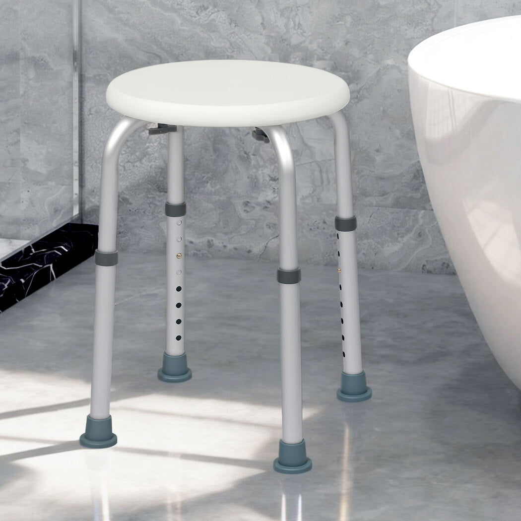 Shower Chair Bath Stool Seat Safety Bathroom Adjustable Height Non Slip