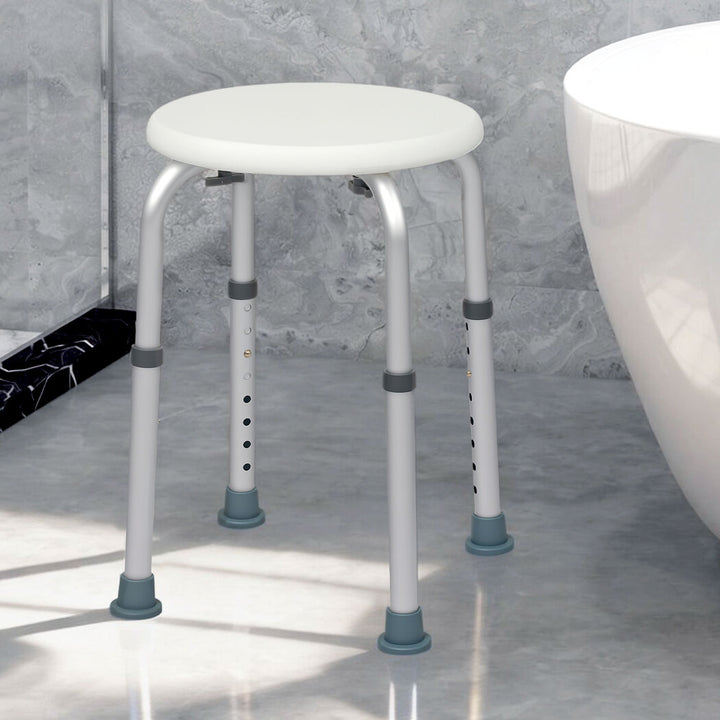 Shower Chair Bath Stool Seat Safety Bathroom Adjustable Height Non Slip