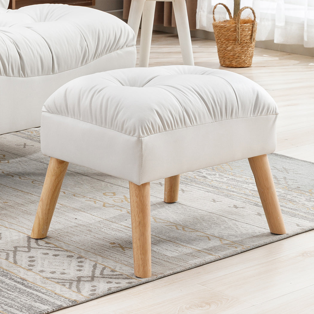 Levede Accent Ottoman Chair Footstool - Levede