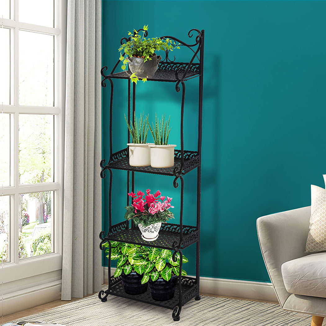 Levede Plant Stand 4 Tiers Outdoor Indoor - Levede