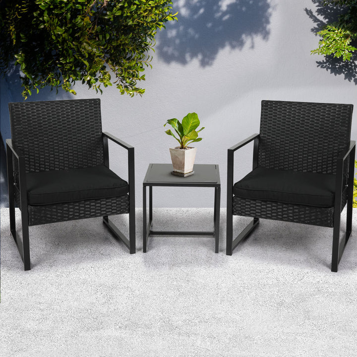 Levede 3 Pcs Outdoor Furniture Set Chair - Levede