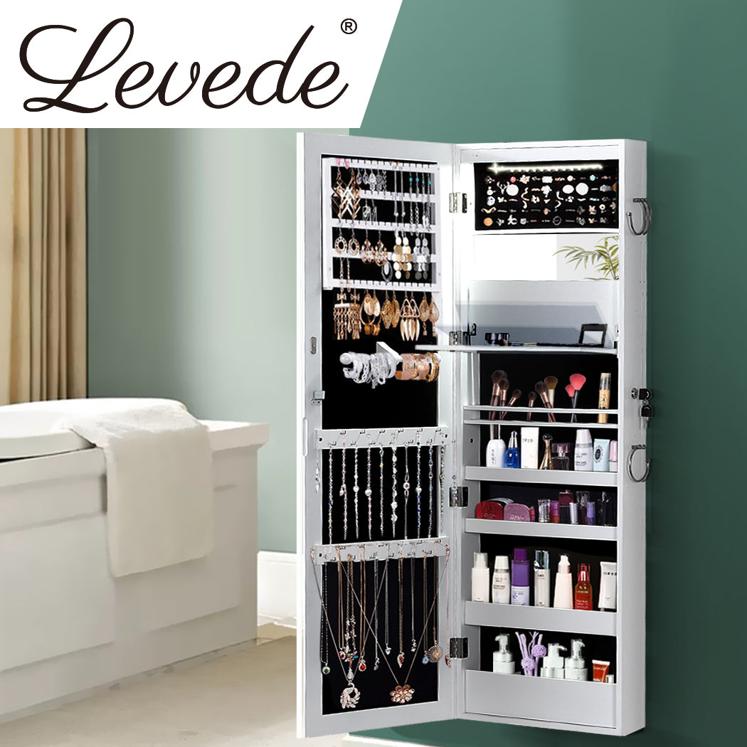 Levede Mirror Jewellery Cabinet Jewelry - Levede