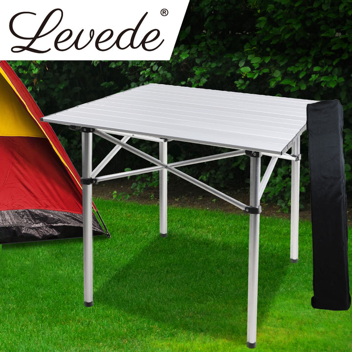 Levede Roll Up Camping Table Folding - Levede